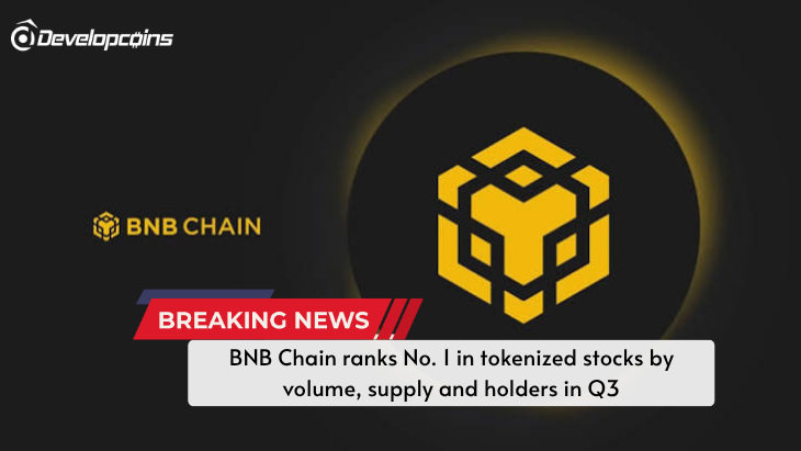 BNB Chain ranks No. 1 in tokenized stocks by volume, supply and holders in Q3