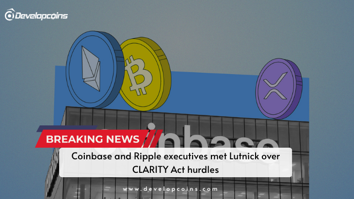 Coinbase and Ripple executives met Lutnick over CLARITY Act hurdles
