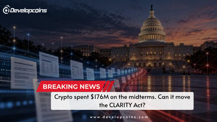 Crypto spent $176M on the midterms. Can it move the CLARITY Act?