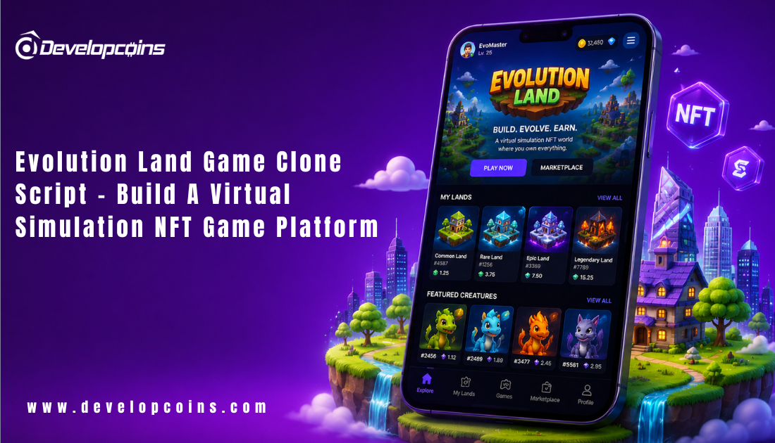 Evolution Land Game Clone Script - Build A Virtual Simulation NFT Game Platform