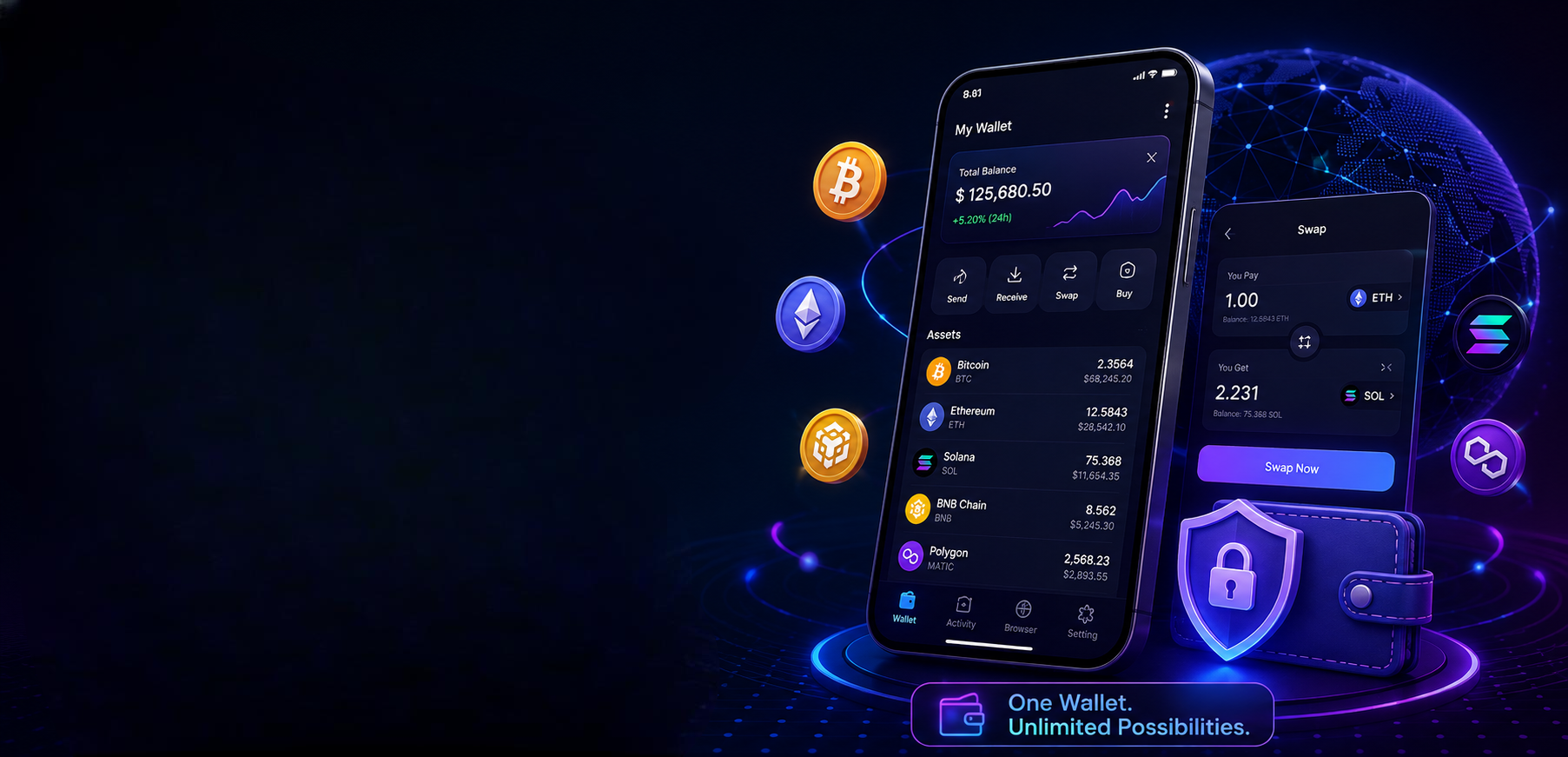 Multi-Chain Crypto Wallet Development