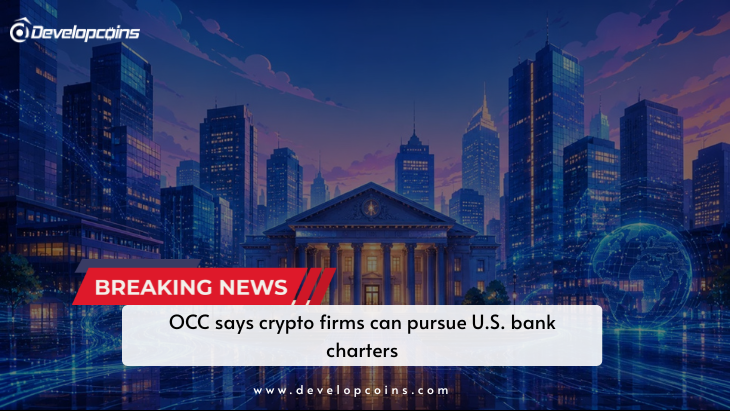 OCC says crypto firms can pursue U.S. bank charters