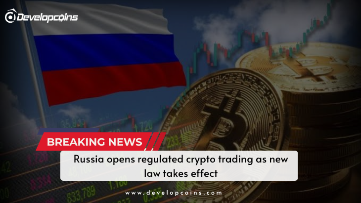 Russia opens regulated crypto trading as new law takes effect