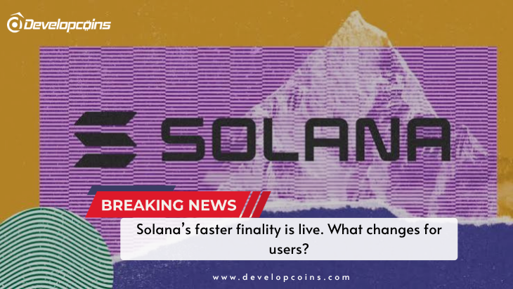 Solana’s faster finality is live. What changes for users?